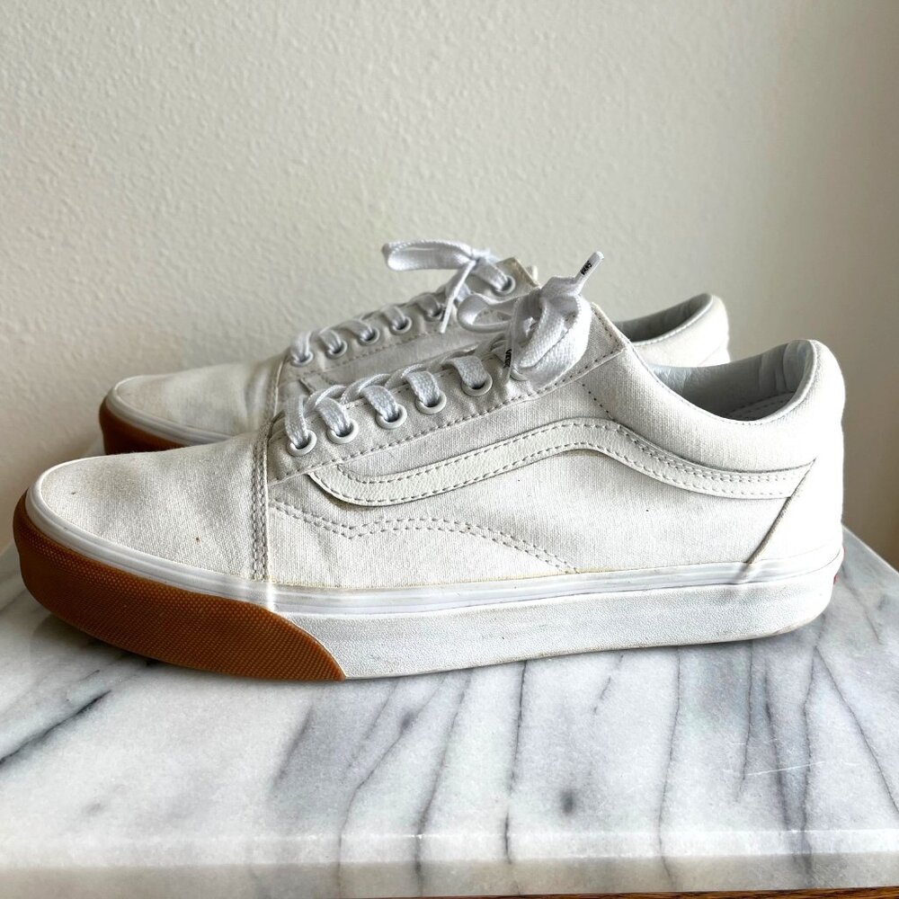 Vans Old Skool Gum Bumper - True White